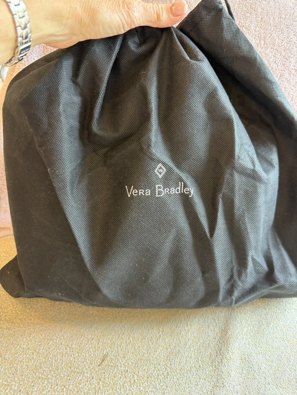 Vera Bradley Carryall Shoulder Bag Purse in Maplewood Navy, Unused New Condition
